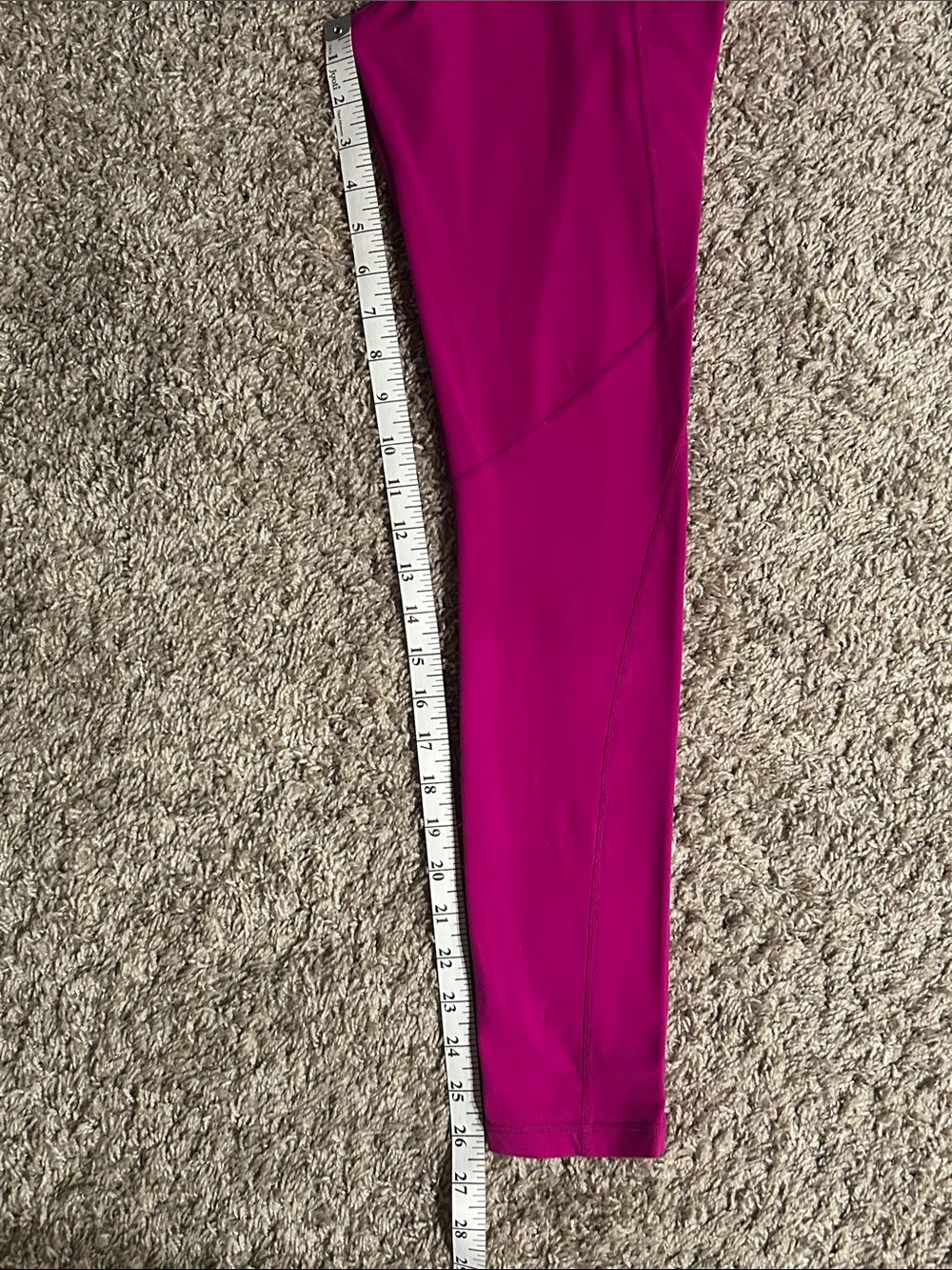 Athleta Fuschia Leggings with Pockets - Picture 5 of 5